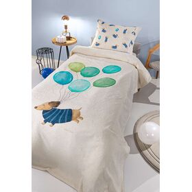 Κουβέρτα Ultrasoft pet Blue 160x220 Saint Clair Mixed 100% Polyester