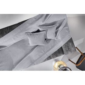 Ριχτάρι Καναπέ Rubicon Silver (Τριθέσιος) 170x300 guy Laroche  100% Fine Microfiber
