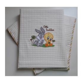Κουβέρτα Πικέ 80χ100cm Baby Looney Tunes