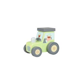 Τρακτέρ Push & Pull Farmyard Orange Tree Toys