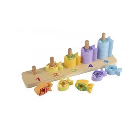 Παιχνίδι Στοίβαξης και Μετρήματος sea Life Orange Tree Toys