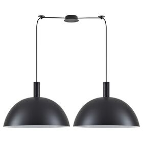 Se21-bl-4-bl2-Ms50 Adept Tube Black Metal Shade Pendant+