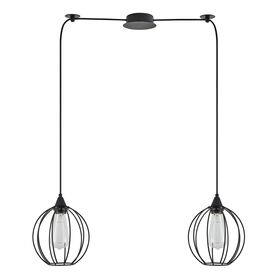 Se21-bl-b10-bl2-gr2 Adept Pendant Black Metal Grid Pendant+