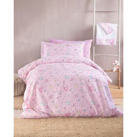 Pop Hearts - σετ Σεντονια Symbol King Size (270χ290)