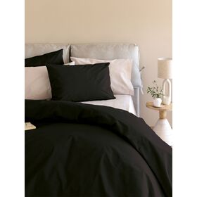Σεντόνι Υπέρδιπλο 170x200+30 Etoile/2 jet Black με Λάστιχο
