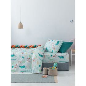 Σετ Μονά Σεντόνια my Kingdom 170x260 Mk766 με Λάστιχο