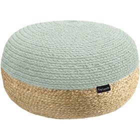 Πουφ Maya Washabi Ottoman 50x50x25 guy Laroche  50% Jute - 50% Cotton