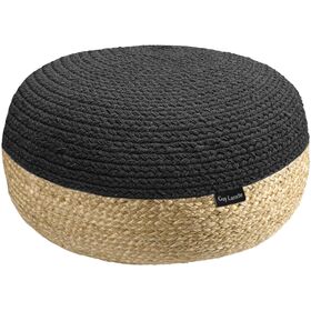 Πουφ Maya Natural Ottoman Large 65x65x30 guy Laroche  50% Jute - 50% Cotton