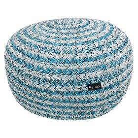 Πουφ Tonical Blue Ottoman 50x50x25 guy Laroche  100% Cotton