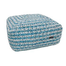 Πουφ Tonical Blue Boho 50x50x25 guy Laroche  100% Cotton