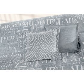 Διακοσμητική Μαξιλαροθήκη Stamp Silver 50x50 guy Laroche  37% Cotton-21%polyester-42% Acrylic