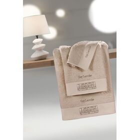 Σετ 3τμx. Πετσέτες Tetra Sand guy Laroche  100% Cotton