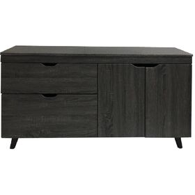 Velco pro Systems Μπουφες 140x38x68 εκ  Γκρι Οξια