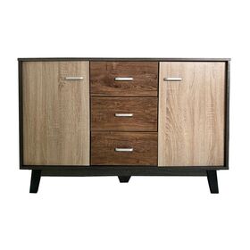Velco pro Systems Μπουφες 120x38x74 cm με δυο Πορτες & Τεσσερα Συρταρια Σφενδαμος