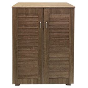 Velco pro Systems Παπουτσοθηκη  με Διπλη Πορτα- 5 Ραφια Αποθηκευσης-Αεριζομενη Πλατη  68x32x84,5 εκ Σφενδαμος