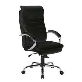 Velco pro Systems Καρεκλα Γραφειου Μαυρη Διευθυντου- Διαστασεισ: 64x71x110/120cm - Επιφανεια Pu+pvc