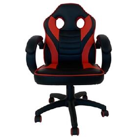 Velco pro Systems Καρεκλα Γραφειου Gaming Μαυρη-Κοκκινη- Επιφανεια pu & Text