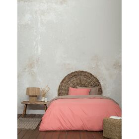 Σετ Παπλωματοθήκη Υπέρδιπλη Abalone - Brown / Terracotta Nima Home 220x240
