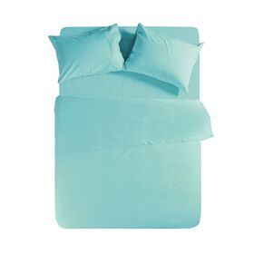 Σεντόνι Υπέρδιπλο Μεμονωμένο 240x270cm Βαμβάκι nef-nef basic/ aqua 011709