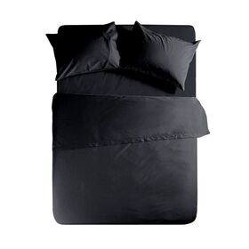 Σεντόνι Υπέρδιπλο Μεμονωμένο 240x270cm Βαμβάκι nef-nef basic/ black 011709