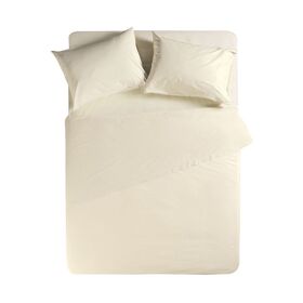Σεντόνι Μονό Μεμονωμένο 170x270cm Βαμβάκι nef-nef basic/ cream 011708