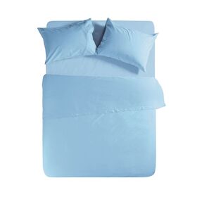 Σεντόνι Υπέρδιπλο Μεμονωμένο 240x270cm Βαμβάκι nef-nef basic/ sky 011709