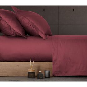 Σεντόνι king size 280x270cm sateen cotton nef-nef elements/ bordeaux 024609