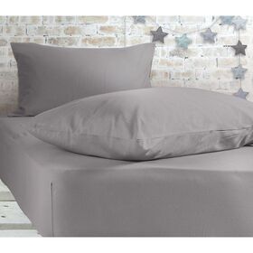Σεντόνι mονό Με Λάστιχο Μεμονωμένο 100x200+30cm Βαμβάκι nef-nef jersey/ light grey 016711