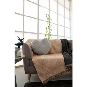 Ριχτάρι Πολυθρόνας 180x180 palamaiki throws collection sicilia black/gold