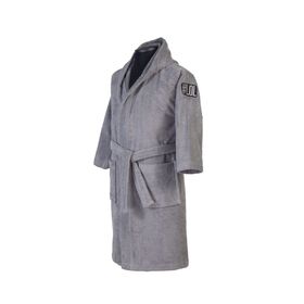 Παιδικό Μπουρνούζι Με Κουκούλα Νο8 nef-nef junior kids-21/grey 100% Βαμβάκι
