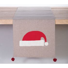 Χριστουγεννιάτικο runner 33x150cm Βαμβάκι/ Πολυεστέρας nef-nef christmas collection santa night 0294