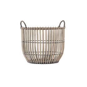 Διακοσμητικό Καλάθι 38x29 nef-nef lunar/natural 80% Λυγαριά 20% Μέταλλο