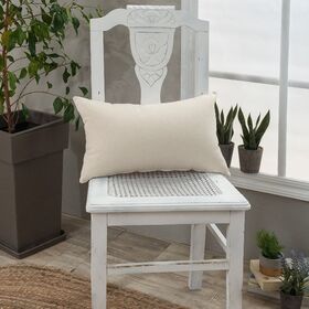 Διακοσμητικό Μαξιλάρι 30x50cm teoran aragona-1 70% Βαμβάκι-30% Πολυεστέρας/Εκρού