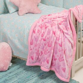 Κουβέρτα Αγκαλιάς fleece princess 80x105 melinen home 100% polyester