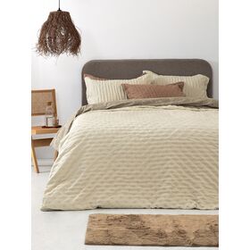 Κουβερλί Υπέρδιπλο 220x240 tot Ivory