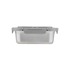 Estia Φαγητοδοχειο Ανοξειδωτο 1200ml με Κουταλι, Πιρουνι & Διαχωριστικο