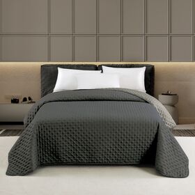 Κουβερλι Μονο Renzo Anthracite/grey (160χ240)