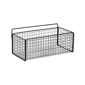 Estia Καλαθι Οργανωσης Cage Κρεμαστο Μεταλλικο 36x15x13cm Μαυρο