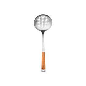 Estia Κουταλα Τρυπητη Allure Ανοξειδωτh 41.5cm με Ξυλινη Λαβη