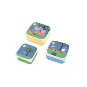 Σετ 3 Φαγητοδοχείων Peppa pig Petit Jour Paris