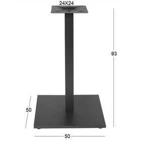 Flat Promo Μεσαιου Υψους 50χ50χ93εκ. Βαση Μεταλλικη με Ρεγ/ρους