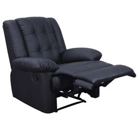 Scarlet Relax Πολυθρονα Μαυρο pu