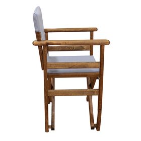 Torino Καρυδι Σκηνοθετη με Γκρι Textilene 600gr