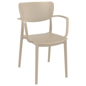 Σετ Τραπεζαρίας 5τμχ Ares Loft Taupe 140χ80χ75εκ.