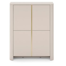Μπουφές Bari Λευκό Kazmir  103x132x39cm