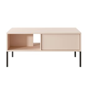 Τραπεζάκι Σαλονιού Dast Μπεζ 97x44x60cm
