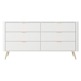 Συρταριέρα Lante Λευκό 163x81x38cm