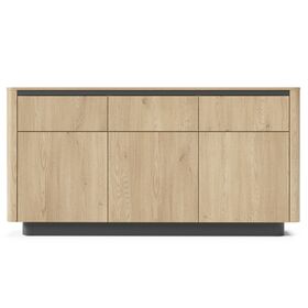 Μπουφές με Συρτάρια Torro Φυσικό Cremona + Ανθρακί  163x82x38cm