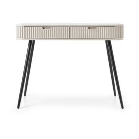 Κονσόλα  Zova Λευκό Kazmir + Ανθρακί 103x80x49cm