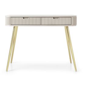Κονσόλα  Zova Λευκό Kazmir + Χρυσό 103x80x49cm